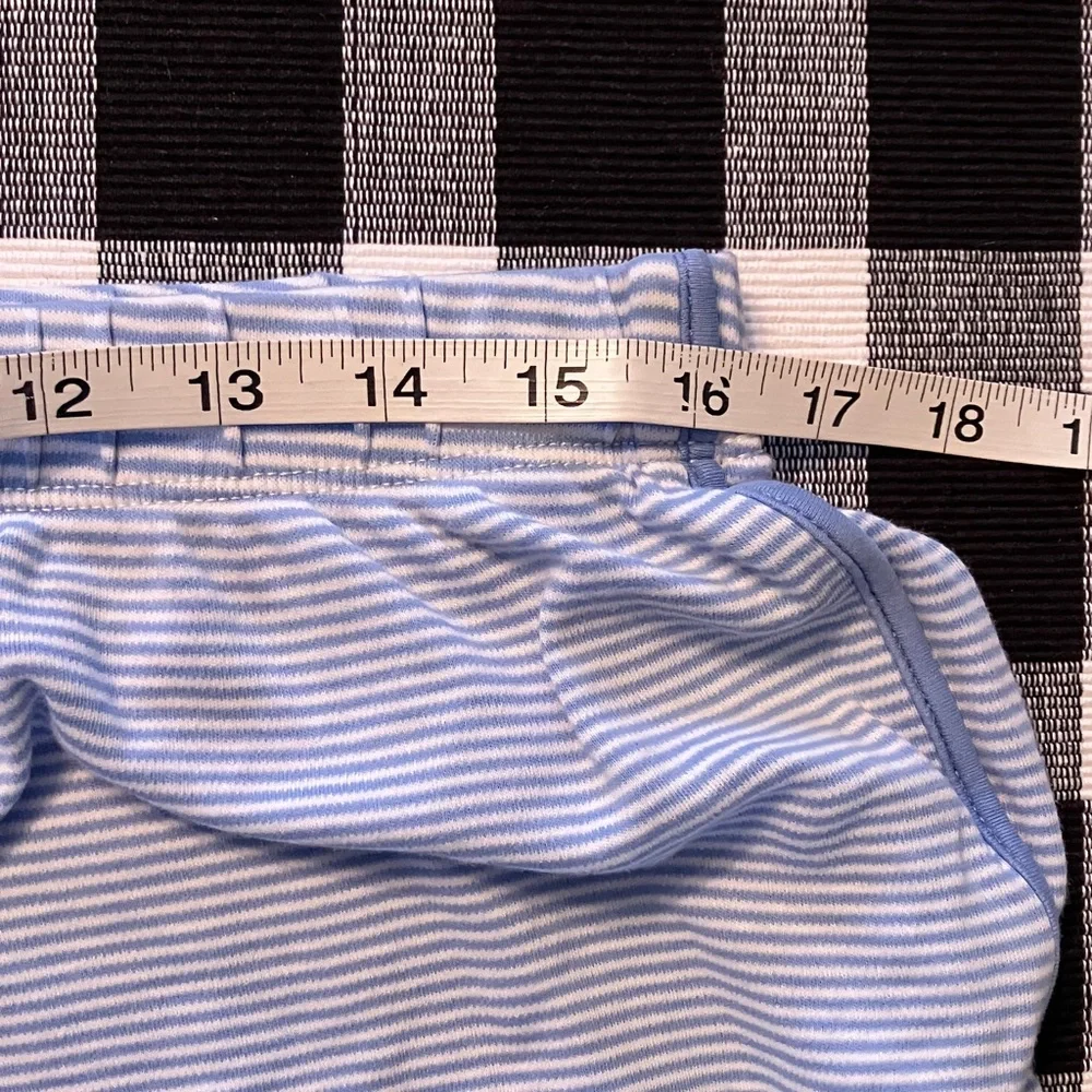 Lake Pima cotton striped shorts in Hydrangea - Picture 3 of 6